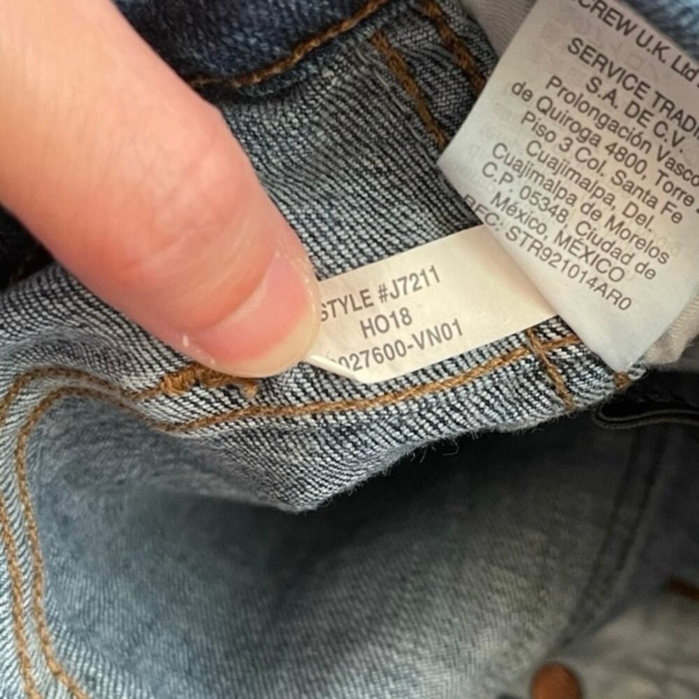 Madewell Slim Straight Hammond Blue High Rise Jeans Denim Women’s Size 30 - Picture 9 of 13